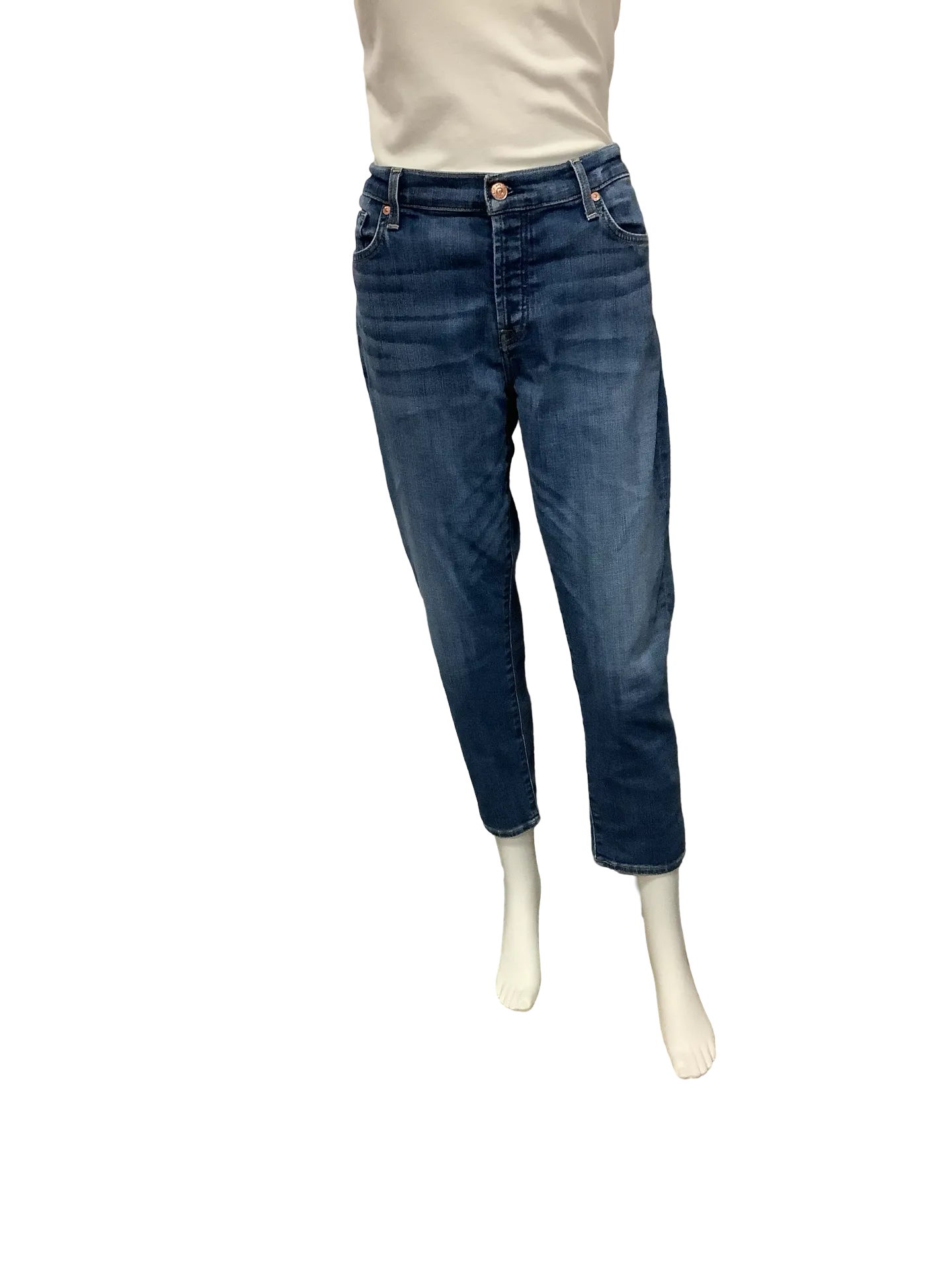 7 For All Mankind Josefina Women's  Blue Jeans Size: 12