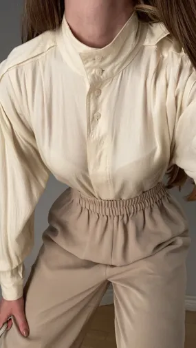 80s Cream Culottes