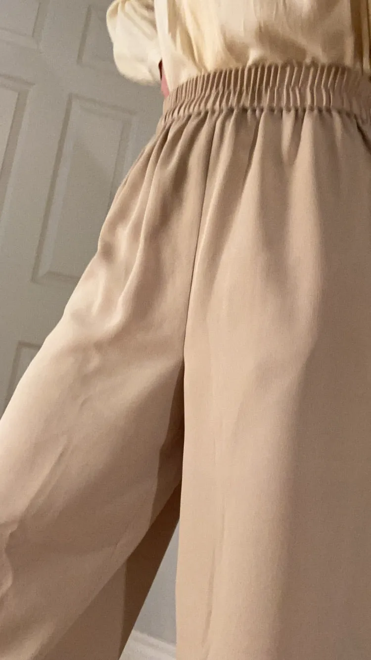 80s Cream Culottes