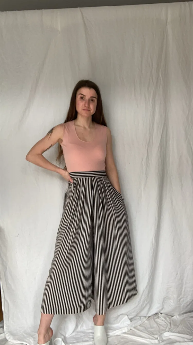 80s Pinstriped Culottes