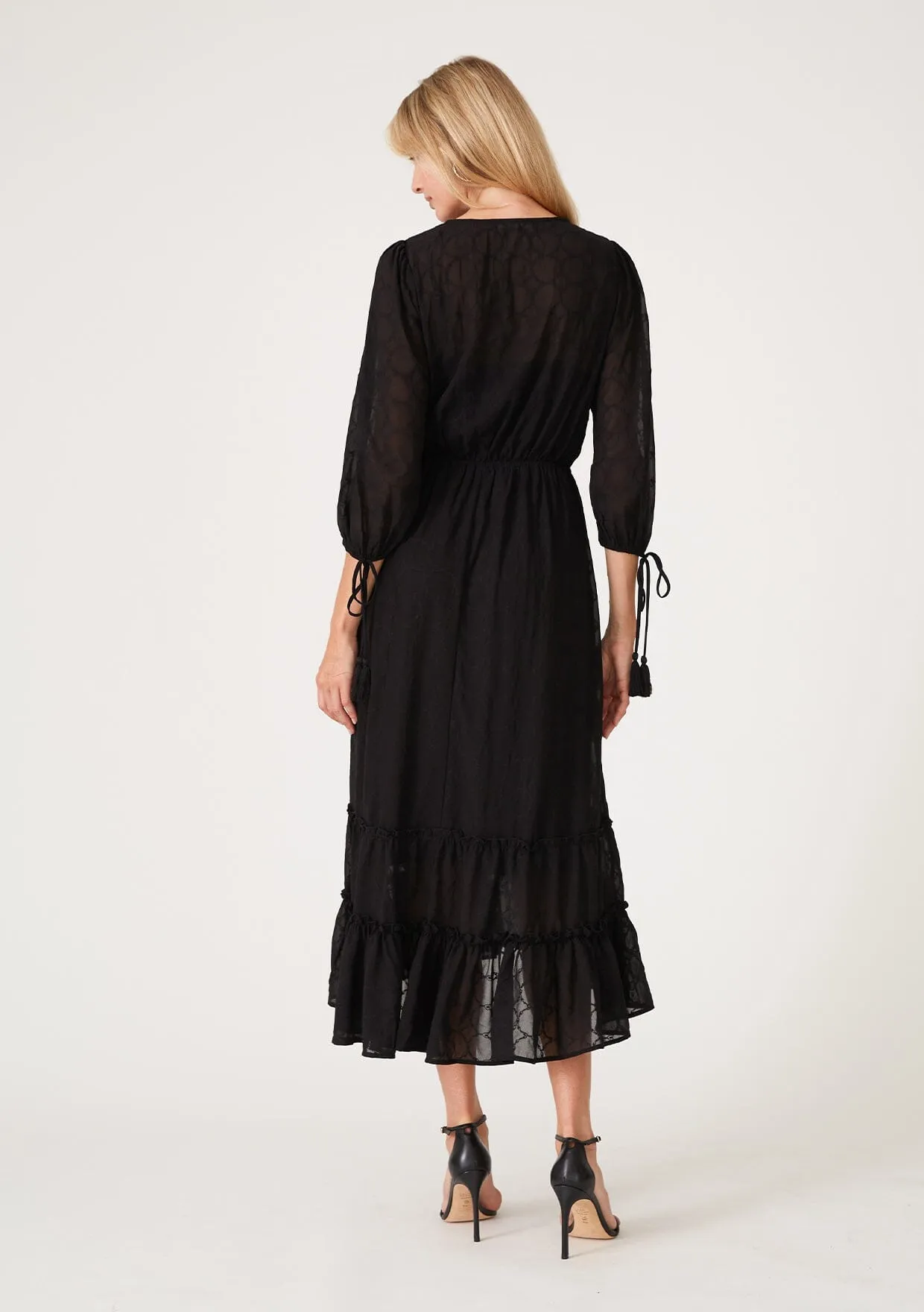Alma Embroidered Maxi Dress
