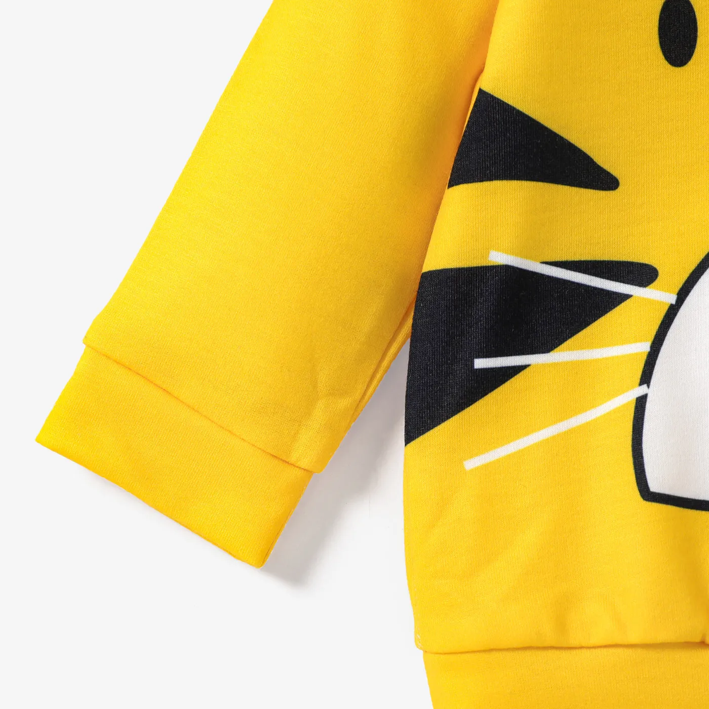 Baby Boy/Girl Cartoon Animal Print 3D Ears Long-sleeve Pullover