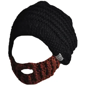 Beard Hat - Black & Brown Beard