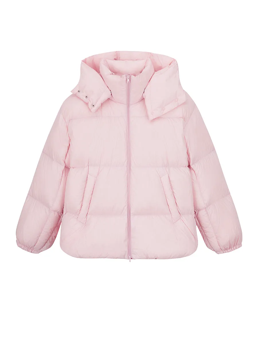 Coat / JNBY Relaxed  Hooded Goose Down Coat