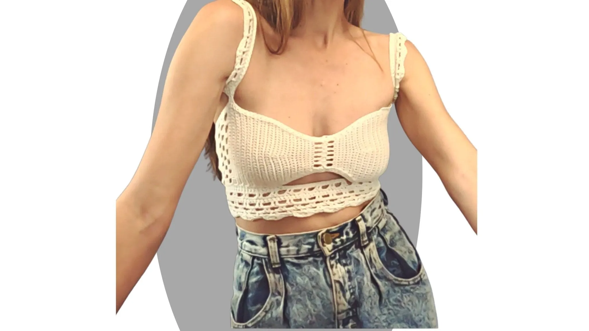Crochet Pattern Top Bundle - 5 PACK