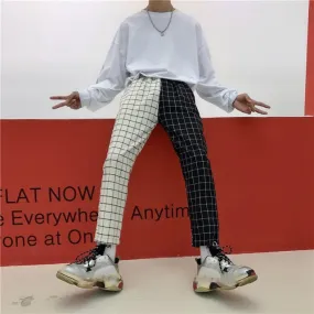 Elastics High Waist Causal Straight Pants