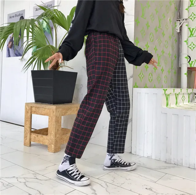 Elastics High Waist Causal Straight Pants