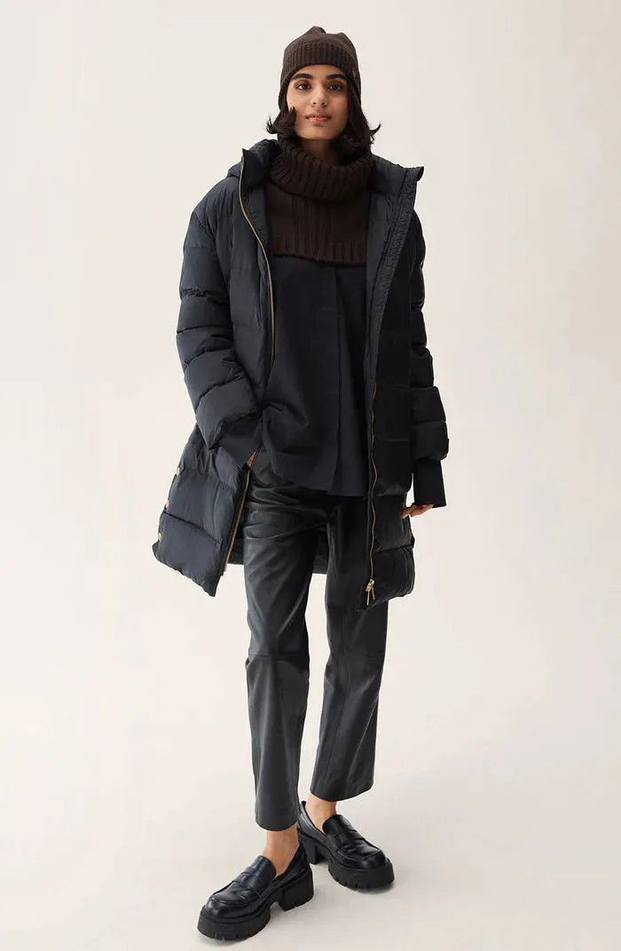 Farida Down Coat - Black