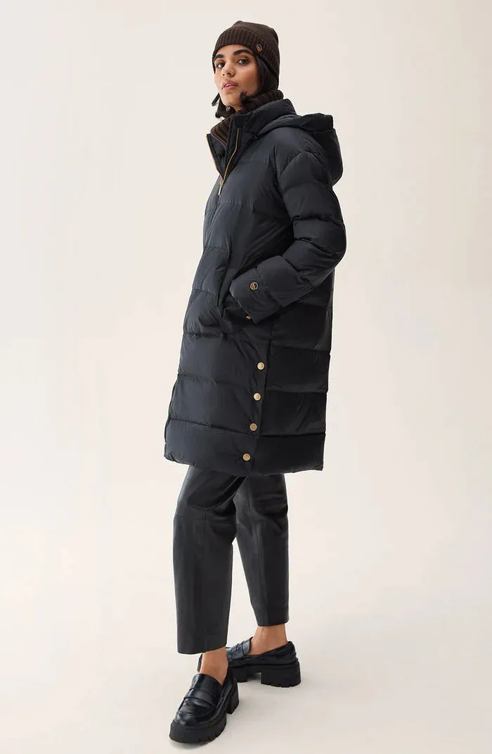 Farida Down Coat - Black