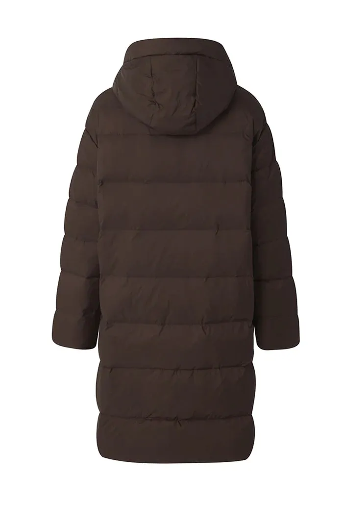 Farida Down Coat - Chocolat