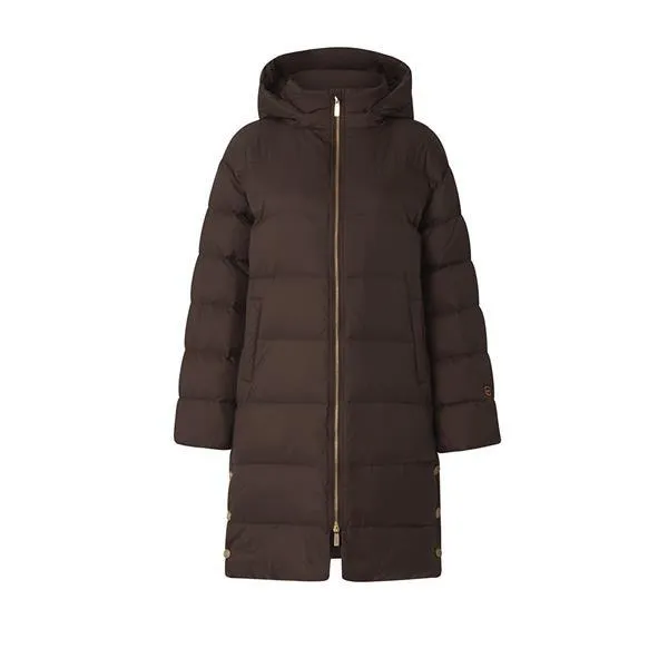 Farida Down Coat - Chocolat