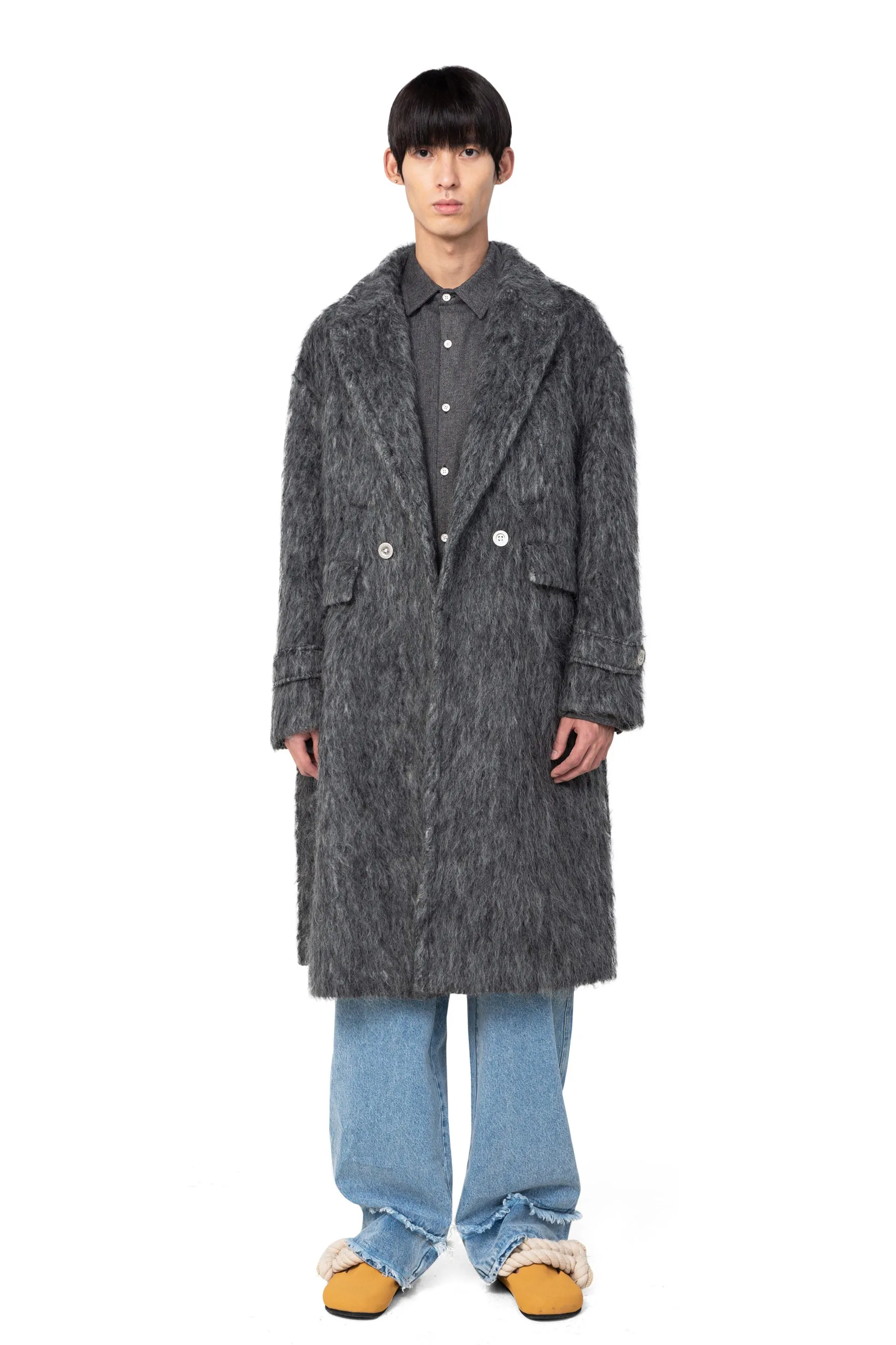 GAGNONLEE MOHAIR WOOL COAT