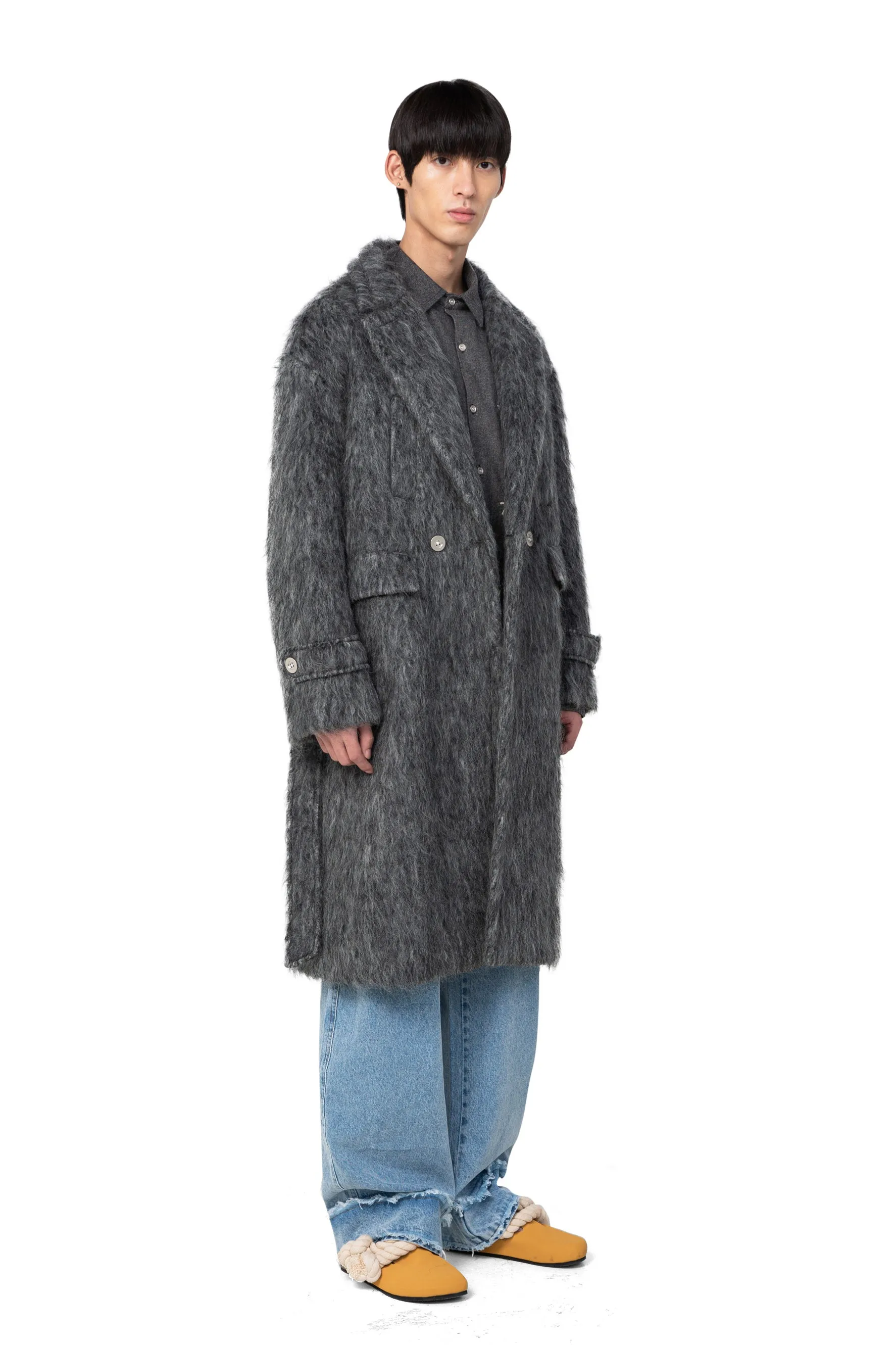 GAGNONLEE MOHAIR WOOL COAT