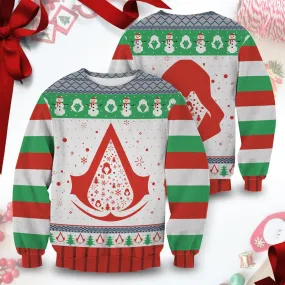 Giftngon - Assassin's Creed Christmas Unisex Wool Sweater For Kids