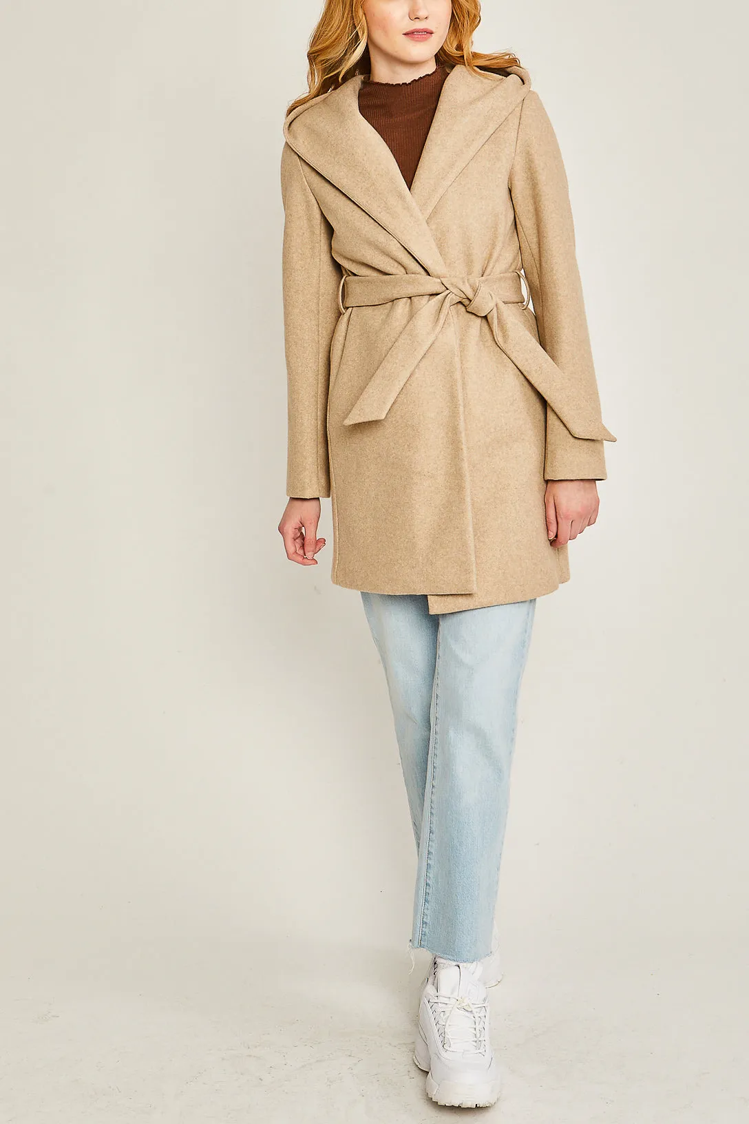 Hoodie Tie Waist Coat
