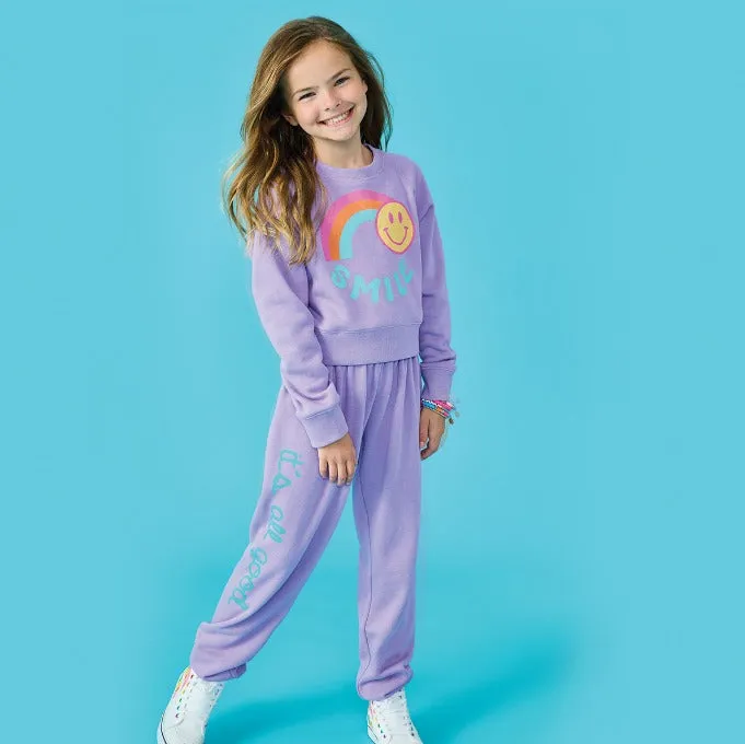 Iscream All Good Vivid Violet Basic Sweatpants