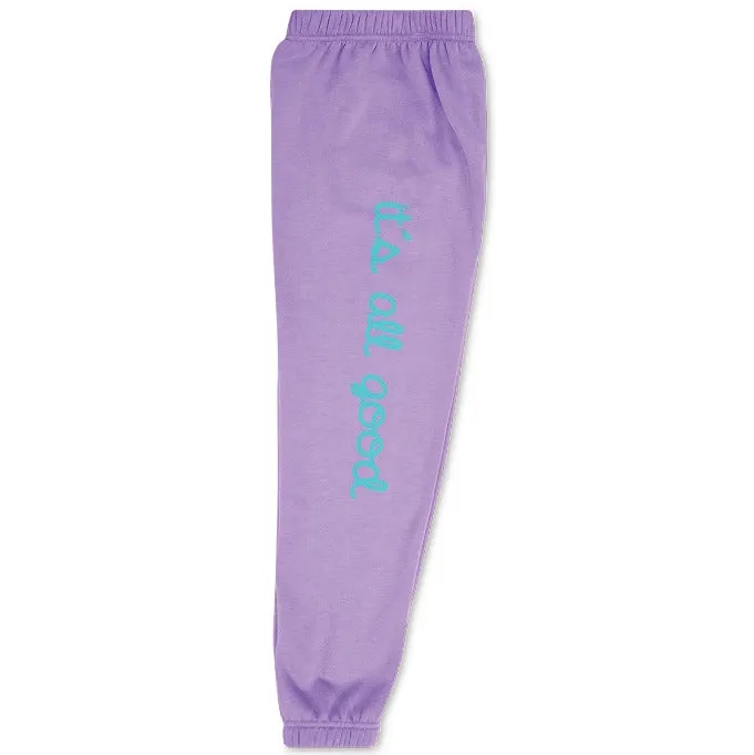 Iscream All Good Vivid Violet Basic Sweatpants