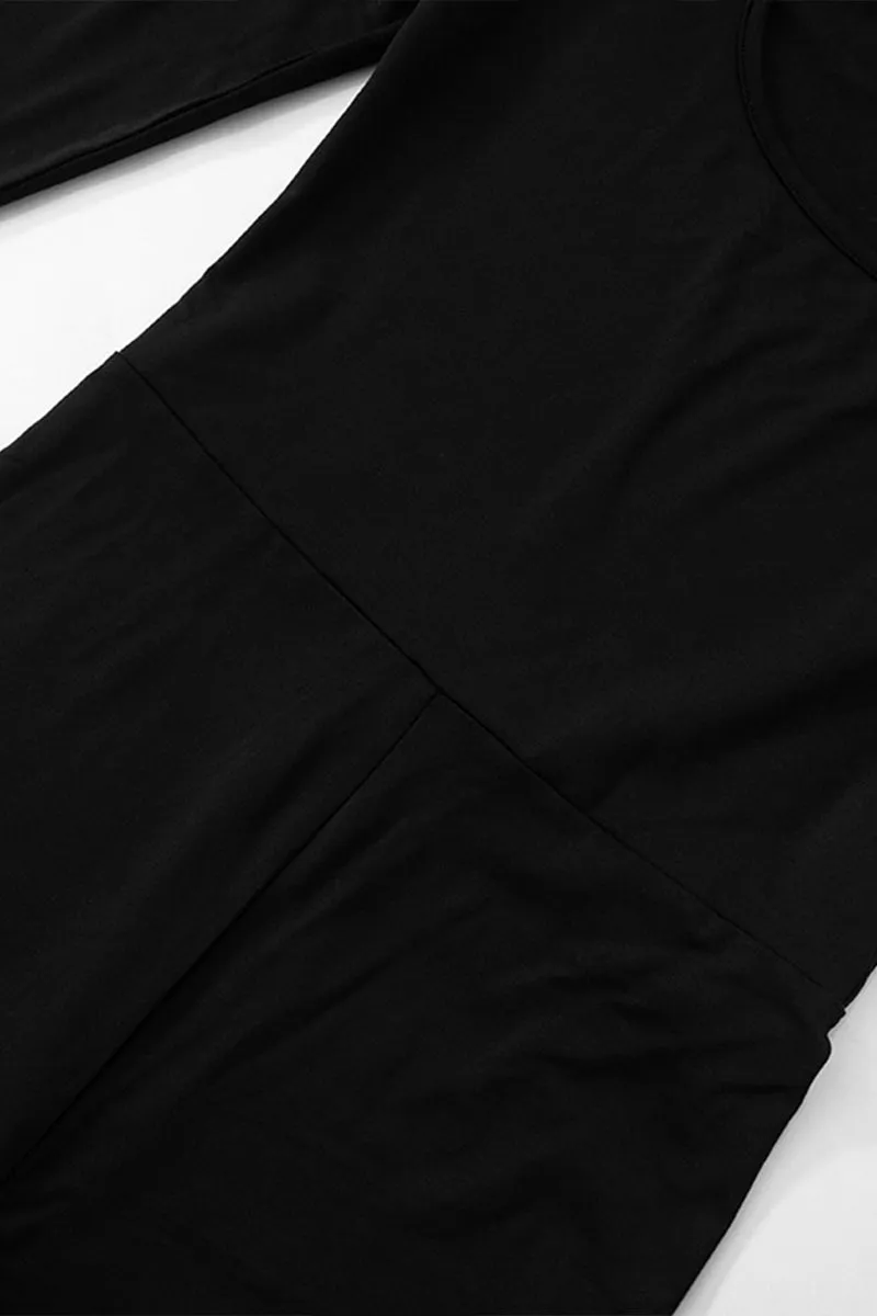 JS3286 Cold Shoulder Bodycon Jumpsuits