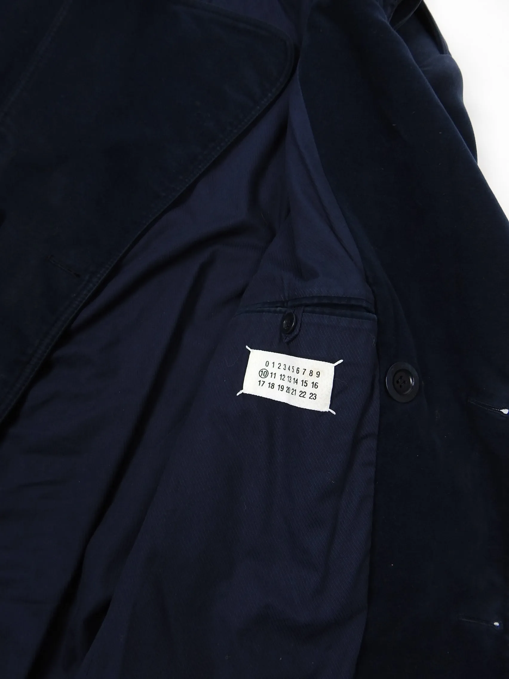 Margiela Navy Peacoat Size 52