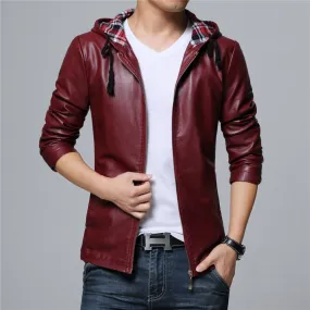 New mens faux leather jackets