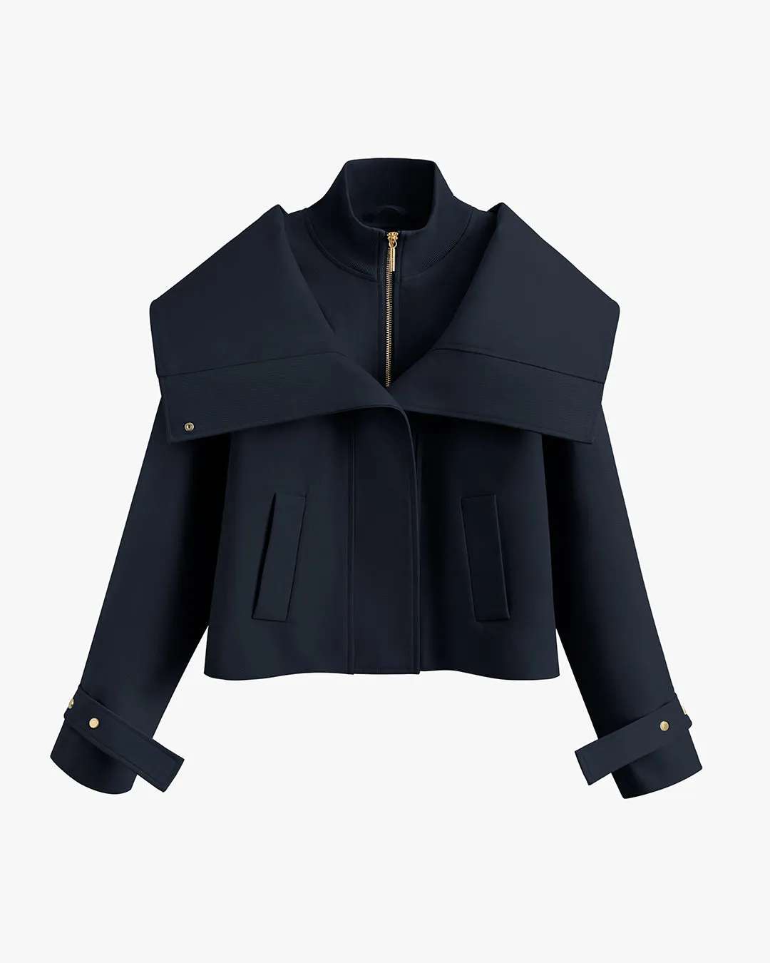 Overlay Collar Jacket