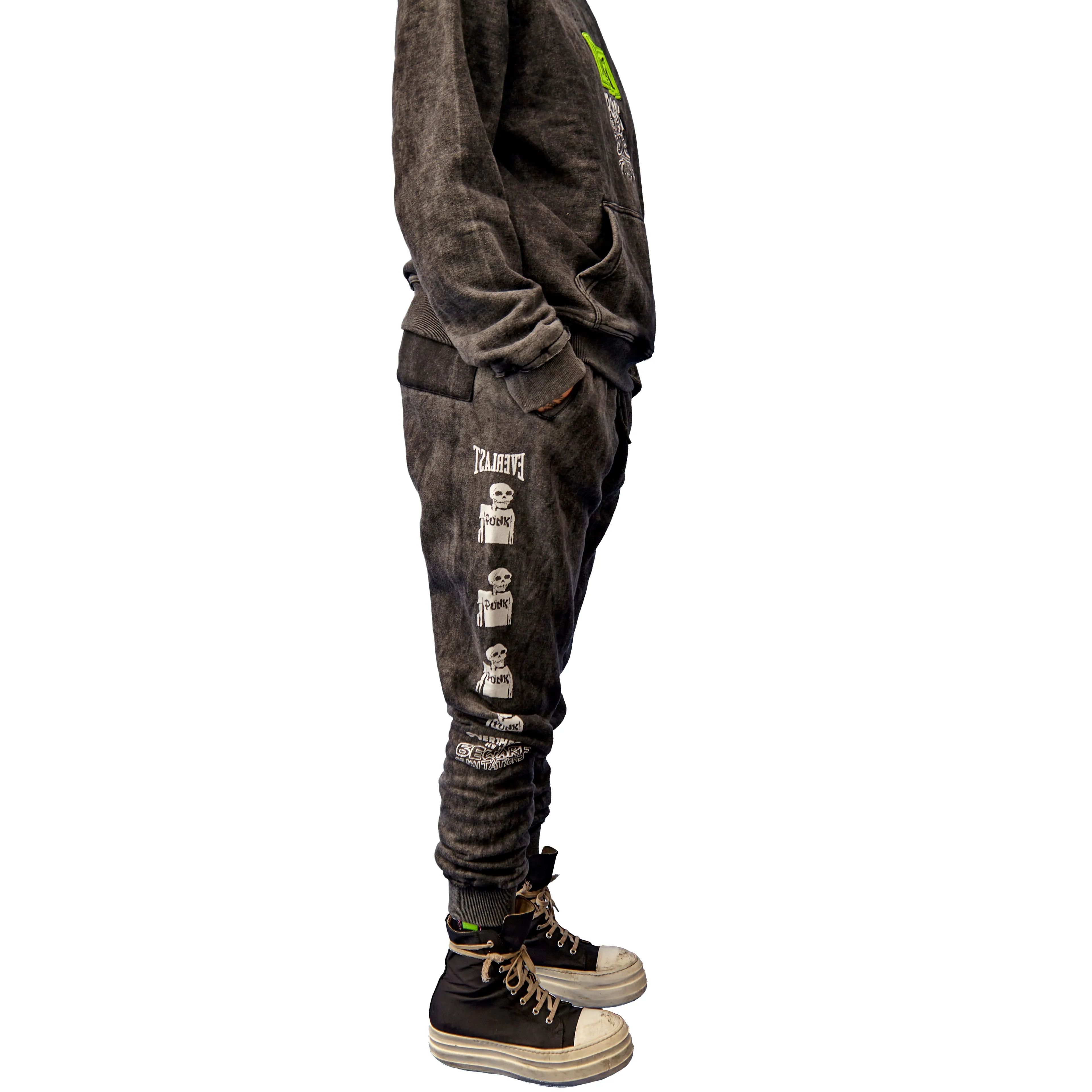 Overthrow X Everlast X Punk Bones Sweatpants