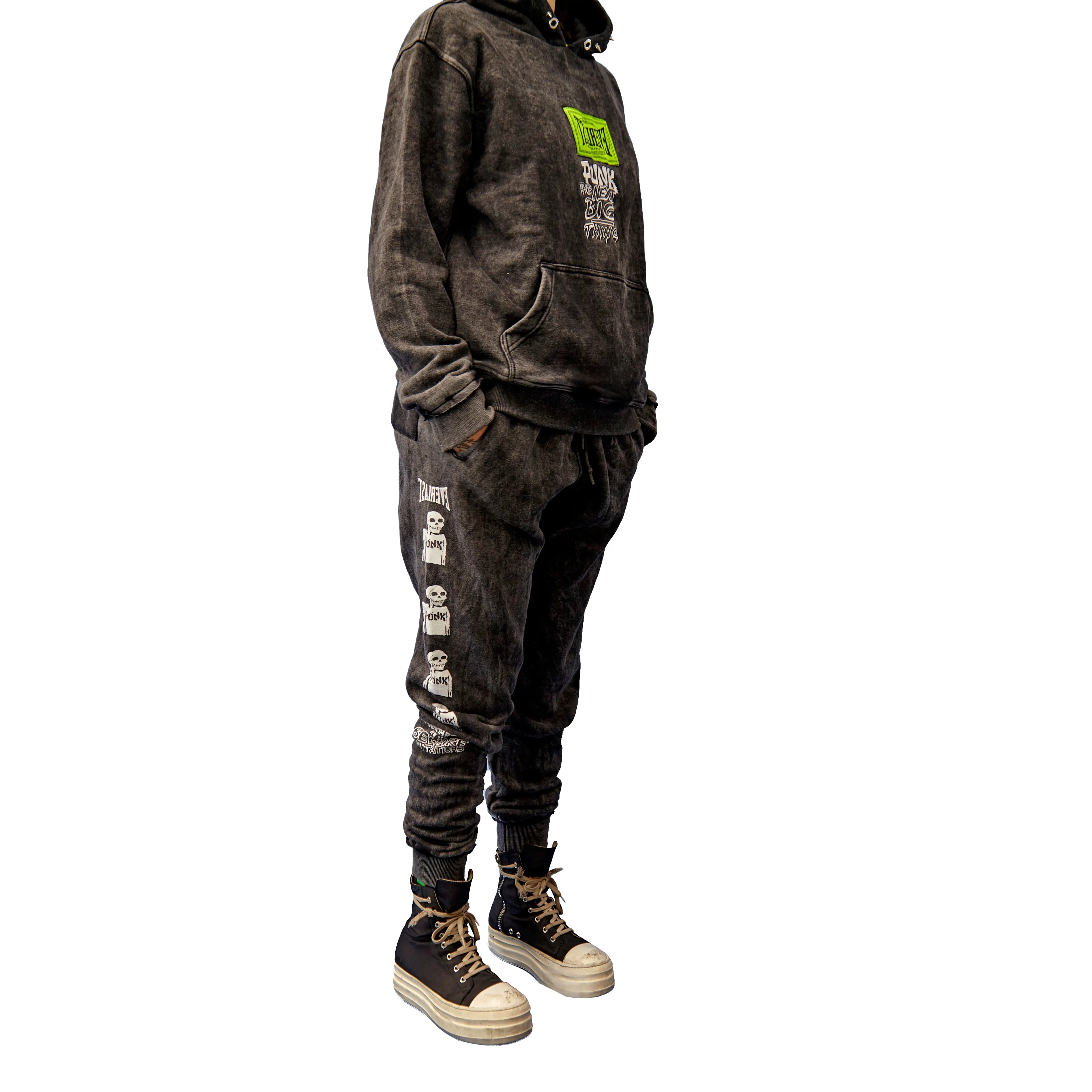Overthrow X Everlast X Punk Bones Sweatpants
