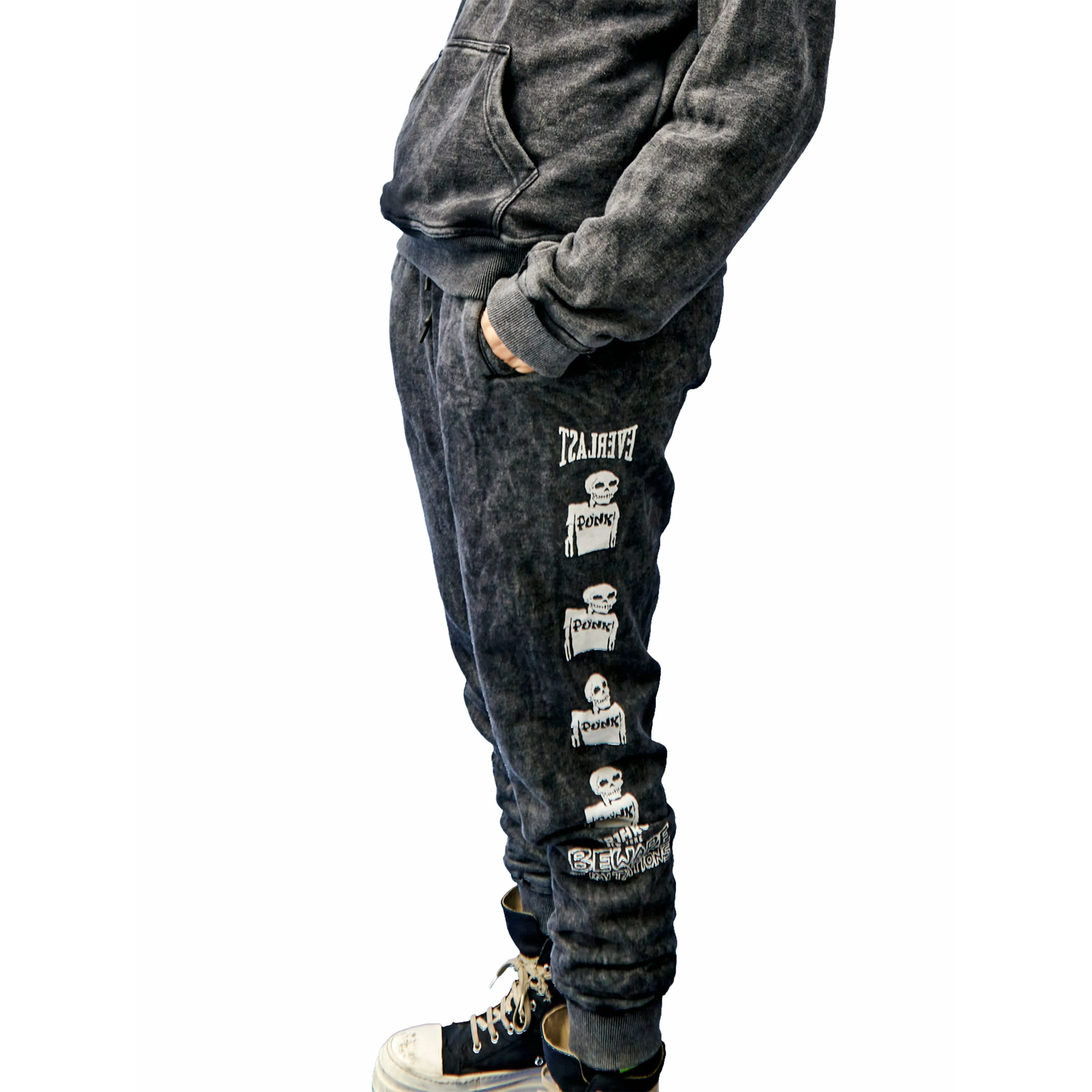 Overthrow X Everlast X Punk Bones Sweatpants