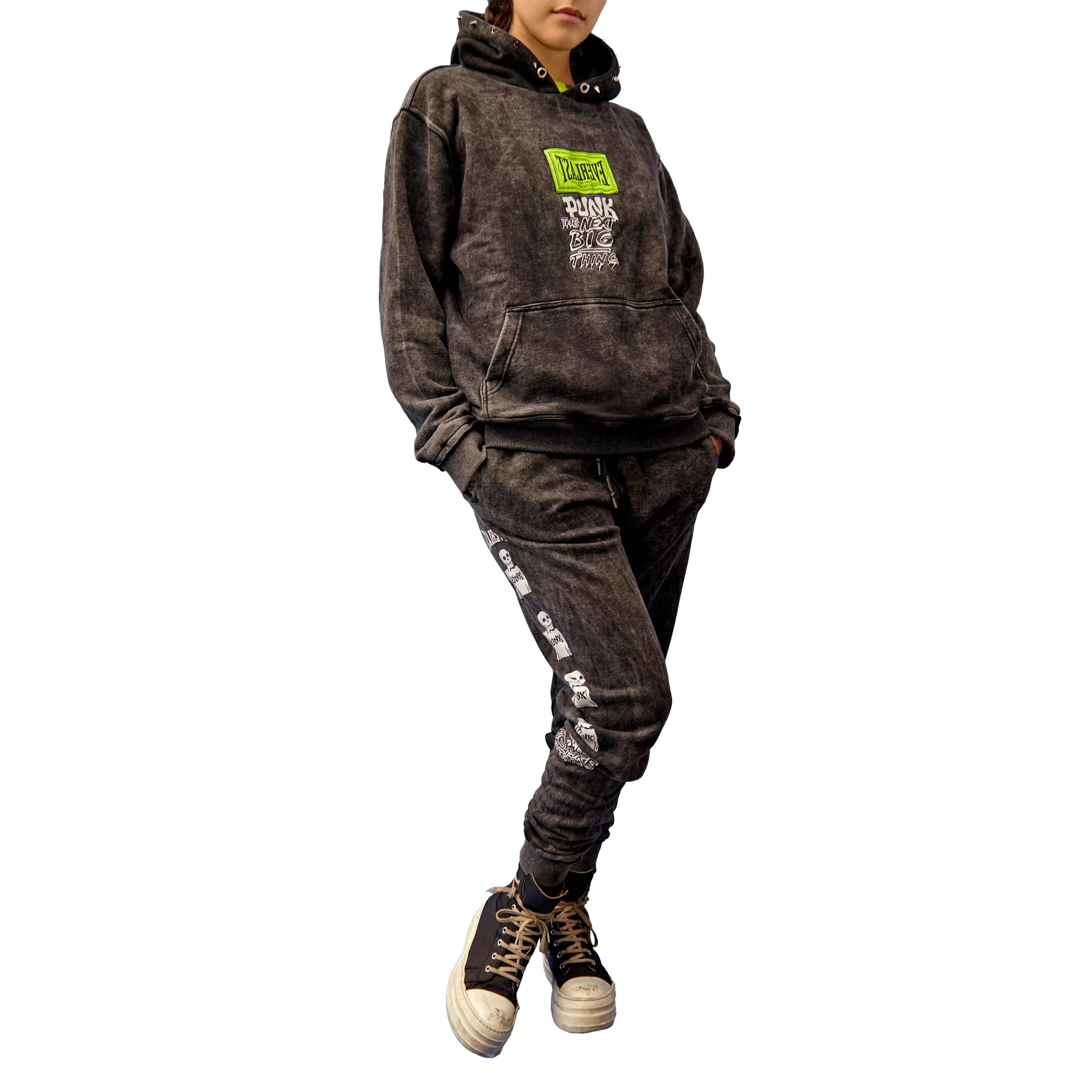 Overthrow X Everlast X Punk Bones Sweatpants