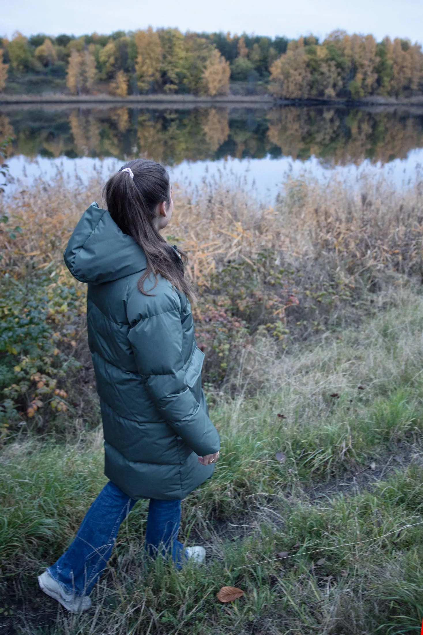 Pollux Down Coat - Tea Leaf