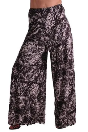 Printed Flared Trousers