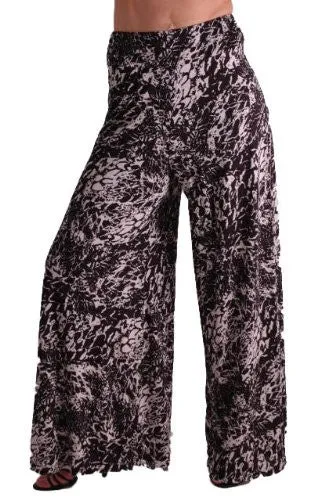 Printed Flared Trousers