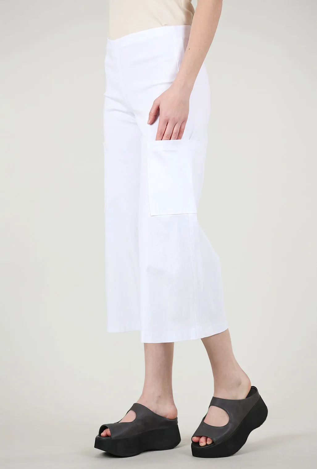 Stephie Pocket Pant, White