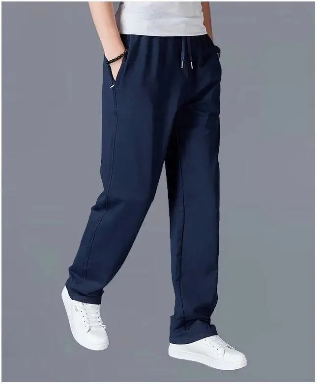 Straight Casual Oversized Knit Sweatpants