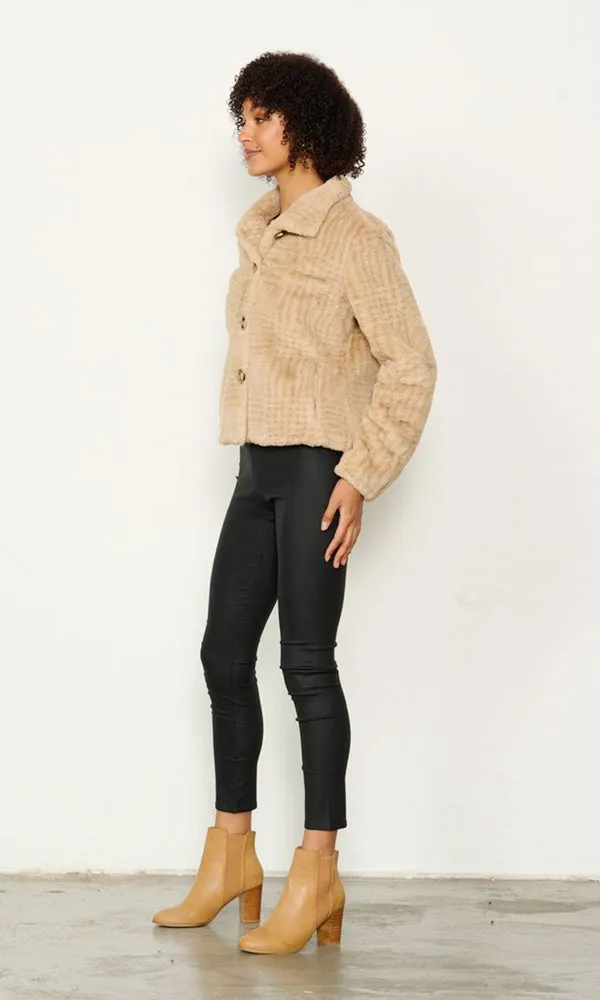 SUBTLE- Plaid Print Jacket