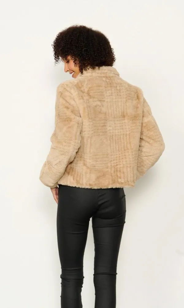 SUBTLE- Plaid Print Jacket