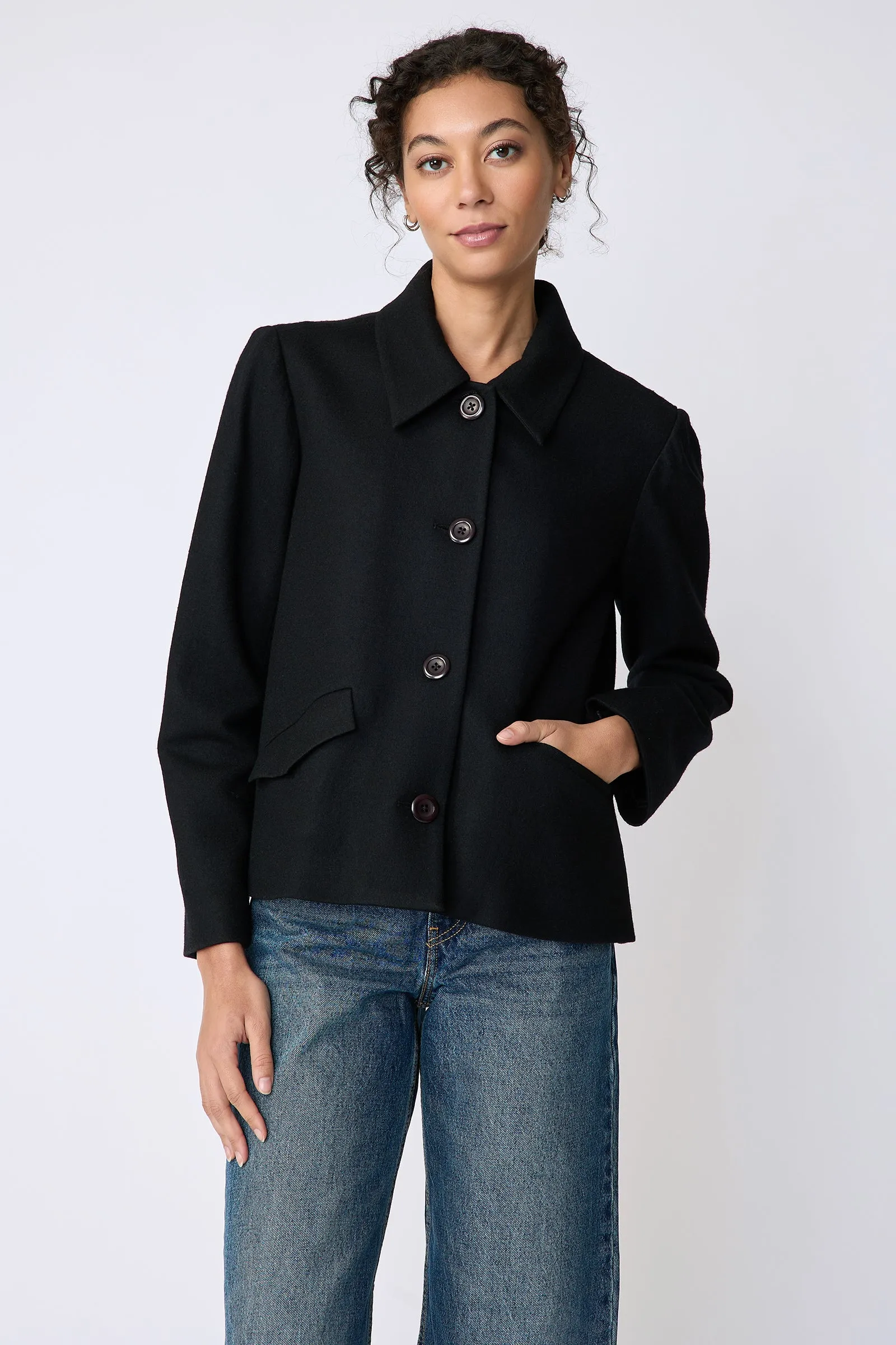 Sylvie FJ Swing Jacket - Black
