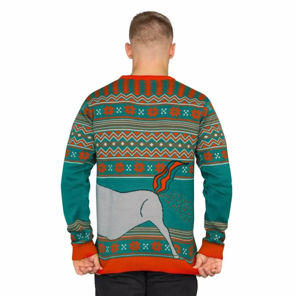 Unicorn Candy Canes and Star Dust Ugly Christmas Sweater