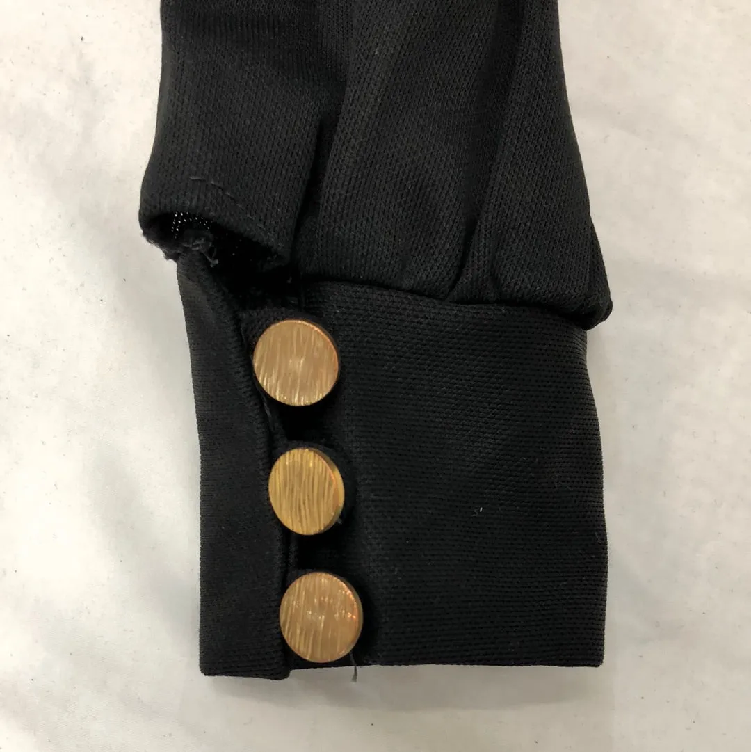 Vintage Black Bell Bottom Flared Jumpsuit