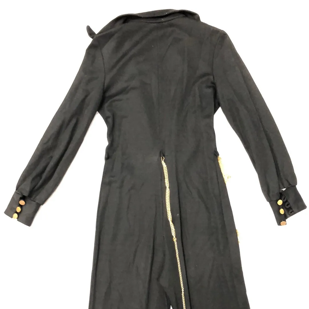 Vintage Black Bell Bottom Flared Jumpsuit