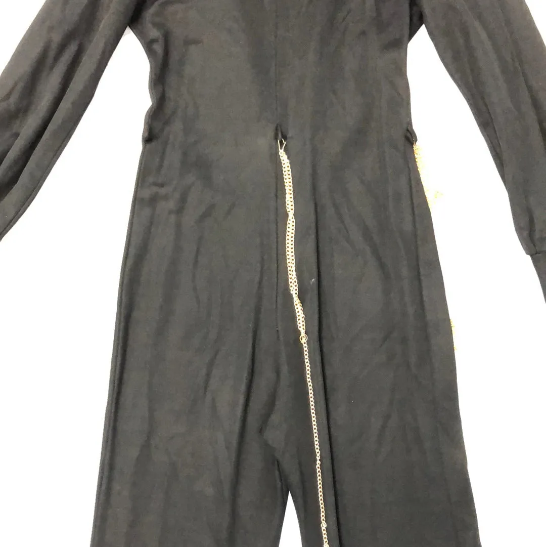 Vintage Black Bell Bottom Flared Jumpsuit