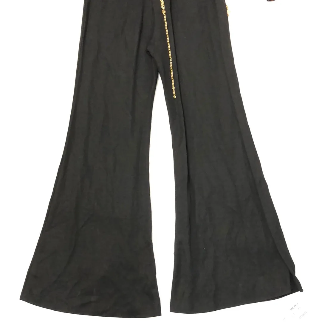 Vintage Black Bell Bottom Flared Jumpsuit