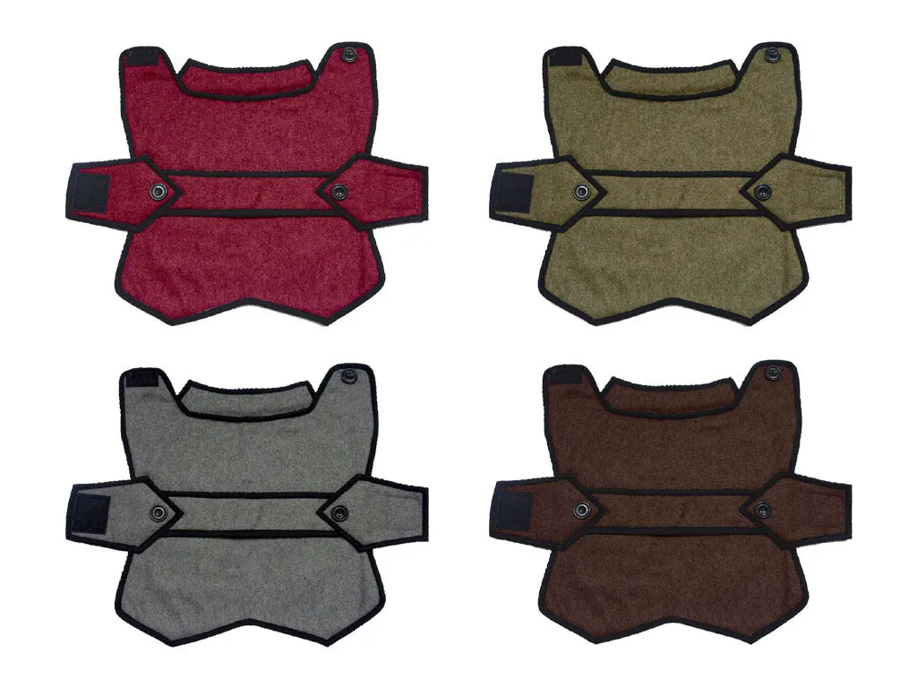 Wool Dog Coat (Khaki Green)